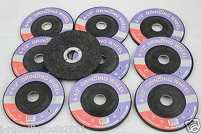 10 Pack 4-1/2  Grinding Wheels Fit Dewalt 4.5  Angle Grinders And More • $18.95