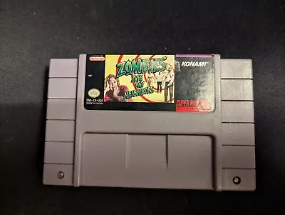 Zombies Ate My Neighbors (Super Nintendo SNES) Authentic Cart Only Tested Work • $31.99