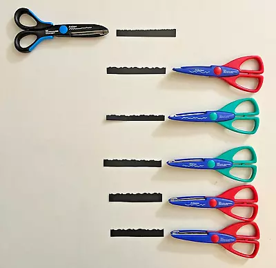 Lot Of 6 Creative Memories Collection Decorative Edge Scrapbooking Scissors • $18.99