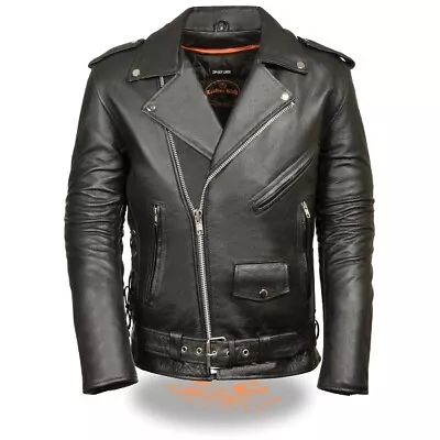 Tall Cut Men's Basic Motorcycle Jacket 1011T • $169