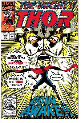 The Mighty Thor #449 Marvel Comics • £4.99