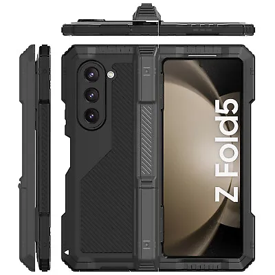 For Samsung Galaxy Z Fold 5/4 Heavy Duty Shockproof Metal Hinge Protection Case • $19.99