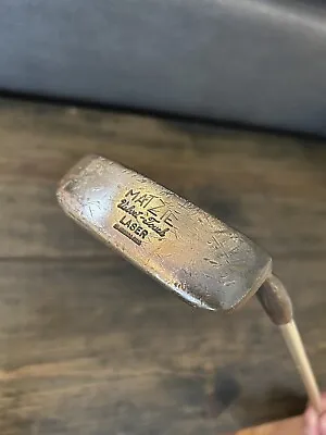 Vintage Collectors Matzie Velvet Touch Laser Putter - Wooden Insert 35 Inches RH • $39.99