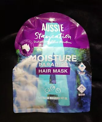 Aussie Staycation Moisture Paradise Hair Mask & Cap Macadamia Oil Combined Post  • £5.99