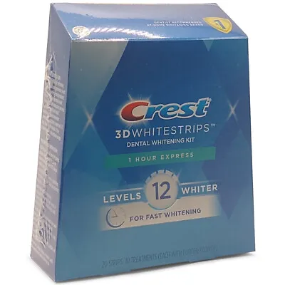 $76 • Buy Crest 3D White 20 X 1 Hour Express Teeth Whitening Strips (10 Treatments)