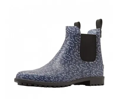 Joules Womens Size 7 Jelly Wellies Chelsea Rain Boots Right As Rain NEW • $19.95