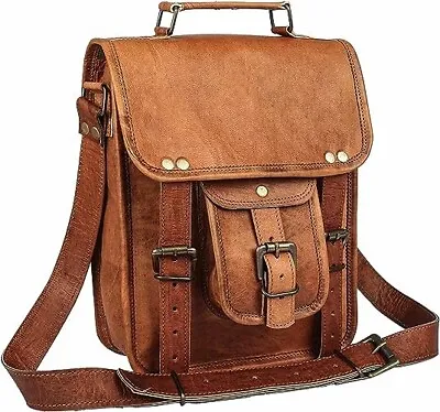 Cueropassionleather Shoulder Bag 11 In Satchel For Adult Messenger Crossbody Bag • $59.49