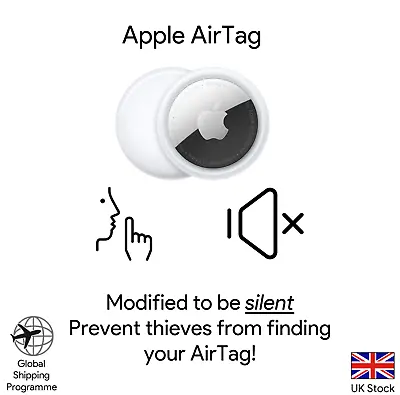 Modified Apple Air Tag - SILENT | Speaker Removed | GPS FindMy! ! • £39.99