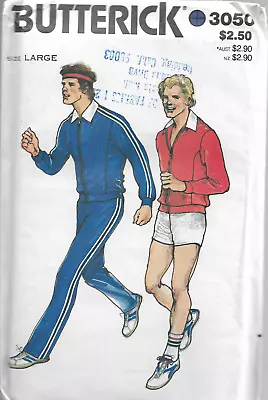 Vtg. Butterick Fastion One Pattern #3050-Mens Jacket-Pants-Shorts Size Large • $9.95