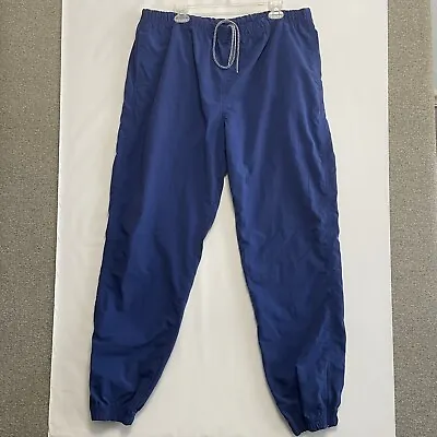 Vintage Izod Pants Men XL Windbreakers Track Joggers 90s Blue • $14.75