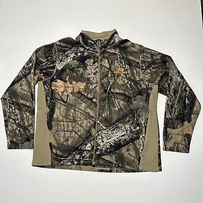 Mossy Oak - Full Zip Sherpa Jacket - Men's XL- Hunting Camouflage Green Outdoor • $13.36