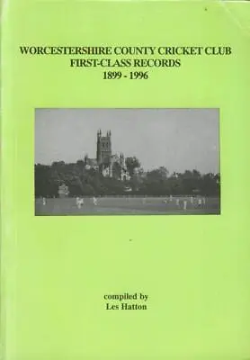 £4 • Buy Worcestershire County Cricket Club First Class Records Book 1899 - 1996