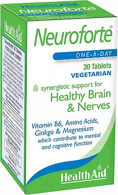 HealthAid NeuroForte - 30 Tablets • £11.38