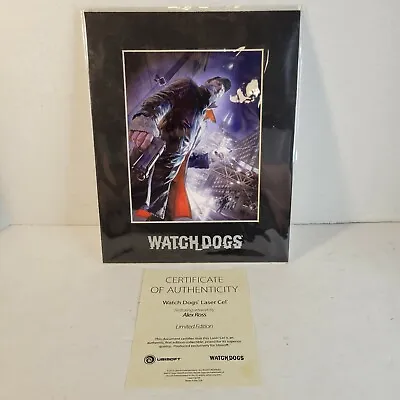 Watch Dogs Limited Edition Promo Alex Ross Laser Cel Art Lithograph W/ COA! • $19.99