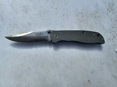 Vintage Gerber Air Ranger Pocket Knife Liner Lock Combo Edge Blade G10! Taiwan! • $19