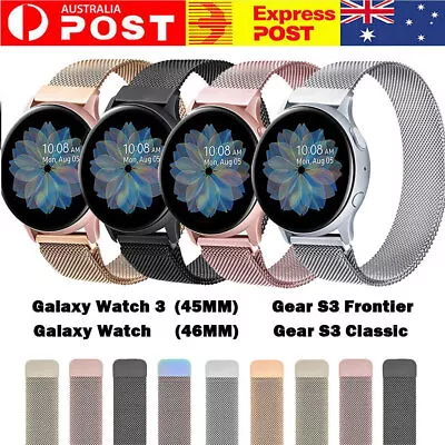 Samsung Galaxy Watch 3 45mm 46mm Gear S3 Classic Replacement Wrist Band Strap Au • $7.99