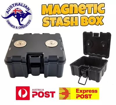 Magnet Stash Magnetic Safe Box Car Caravan Key Gps Storage Compartment Hidden • $19.40