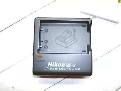 Nikon MH-61 Battery Charger + Nikon EN-EL5 Lithium Battery - Complete OEM Set • $17.99