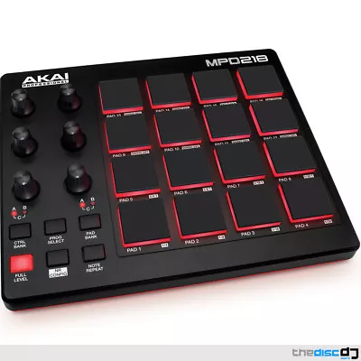 Akai MPD218 Performance Pad Controller Ableton Live Lite *Free Software  • £89