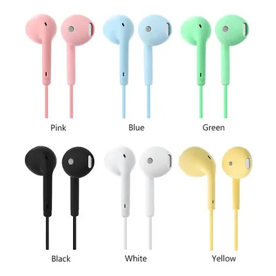 $7.26 • Buy 3.5mm AUX Wired Earphones Headphones Headset Earbuds With Mic For IPhone Android