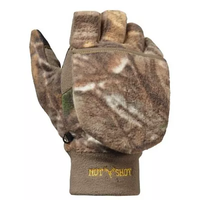 Hot Shot 25-695C-ED-L Pop-Top LG Fleece Realtree Hunting Gloves • $19.44