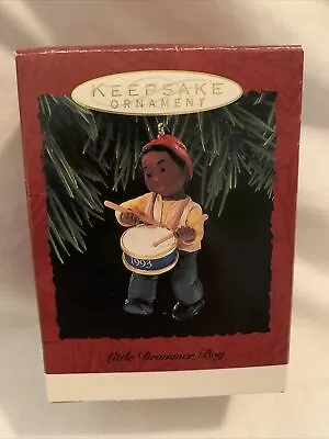 Little Drummer Boy African American Hallmark Keepsake Ornament • $9.40