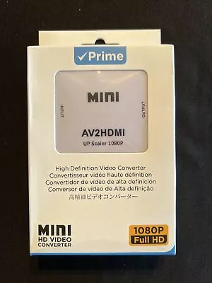 Rca To Hdmi AV Adapter Converter Cable CVBS 3RCA 1080P Composite Video Audio • $9.99
