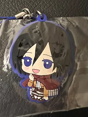 *Mikasa Ackerman* Attack On Titan Figure Capsule Rubber Mascot Vol 3 Bandai- New • $7.50