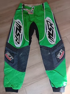 Vintage MSR System 6 Motocross MX Pants Size 26  KAWASAKI TEAM CHEVY TRUCK • $29