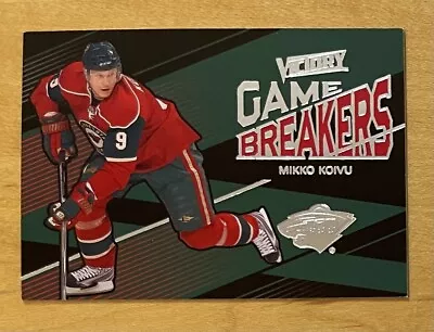 Mikko Koivu 2010-11 Victory Game Breakers Insert #GB-MK Minnesota Wild NM-MT • $1.20