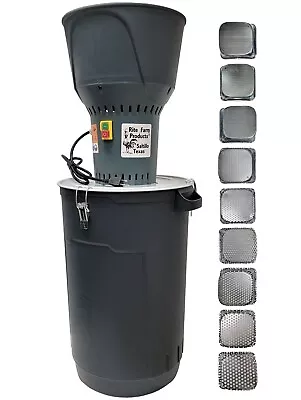 £227.73 • Buy FEED & GRAIN GRINDING MILL ELECTRIC 110v INCLUDES ALL 9 GRINDER PLATES & CAN