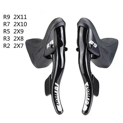 LTWOO R3 2*8 Speed Road Bike Gear Shifters Lever For Shimano Derailleur • $189.61