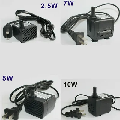 2.5-10W 220V Mini Small Submersible Water Pump Aquarium Pond Fish Tank Fountain • $14.39