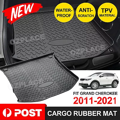 Waterproof Cargo Mat Boot Liner Luggage Tray Fits Jeep Grand Cherokee 2011-2021 • $45.95