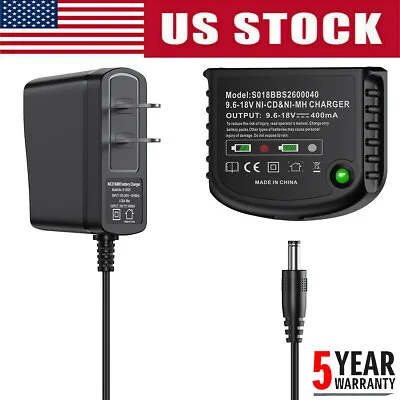 9.6V-18V Battery Charger For Black & Decker HPB18 HPB18-OPE FSB18 HPB14 HPB12 • $13.98