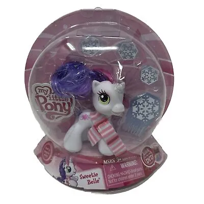 My Little Pony Winter Holiday Sweetie Belle White Unicorn 2009 NEW • $17.52