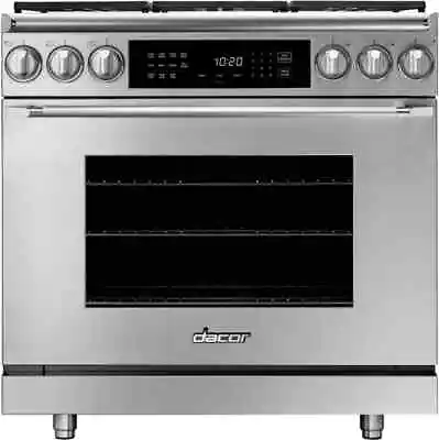 Dacor HDER36SNG Heritage Series 36 Inch Freestanding Dual Fuel Stainless Steel • $4009