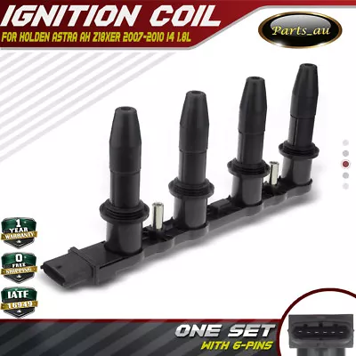 Ignition Coil For Holden Astra AH Z18XER 4Cyl 1.8L 2007-2010 Coil Pack 1208021 • $47.99