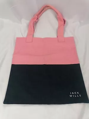 £5 • Buy Jack Wills Tote / Shopping Bag - Original - Pink  - Very Good Condition