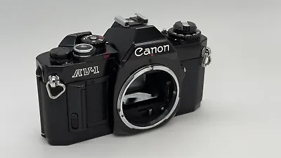Canon AV-1 35mm Film Camera - BLACK BODY - RARE • £59