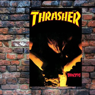 Glenn Danzig Samhain '86 Era Thrasher Magazine June 1986 Poster Misfits • $12.99