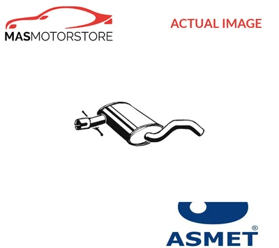 £107.95 • Buy Exhaust System Middle Silencer Asmet 03037 I New Oe Replacement