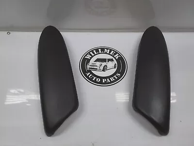 MINI Cooper Door Armrest Pair Black Panther Leather OEM 05-08 R50 R52 R53  • $139.99