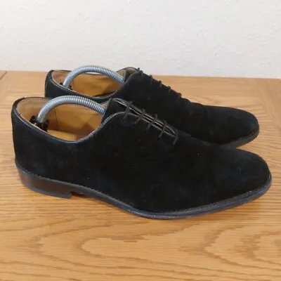 Samuel Windsor Suede Black Formal Casual Smart Shoes Size Uk 9.5 . Used  • £34.95
