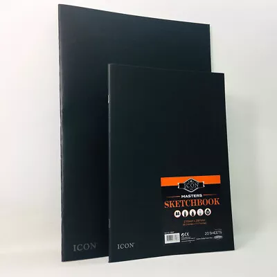 A3 OR A4 Masters Drawing Book Pad Sketchbook Sketch Pad 20 Sheets 165gsm • £5.55