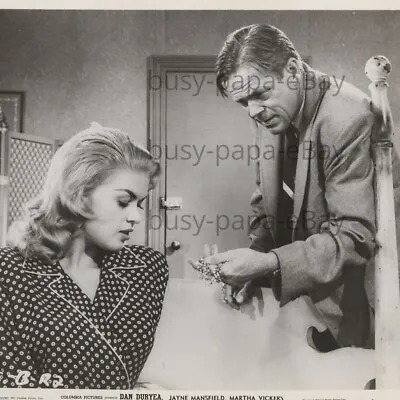 1957 The Burglar Dan Duryea Jayne Mansfield Martha Vickers Press Kit Photo #2 • $33.25