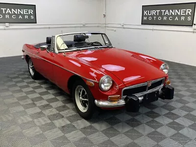 1974 Mg Mgb 1974 Mgb Roadster. Tartan Red Black Trim • $11500