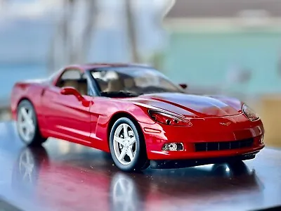 Huge Chevrolet Corvette C6 RED Coupe Hot Wheels 1:12 Scale Limited #1262 Of 2500 • $149.95