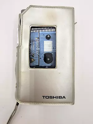 Toshiba KT-R2 Stereo Cassette Walkman Rp-S2 Stereo Pack Recorder As Parts • $49.95