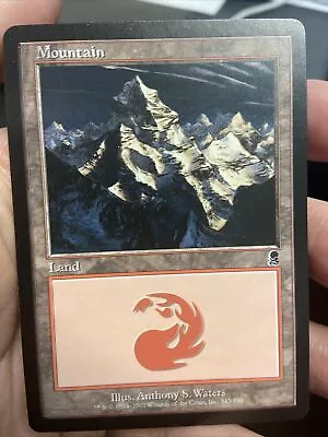 Mountain MTG Odyssey Misprint Registration Error Blurry Text • $19.99